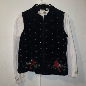Vintage Corduroy Cardinal Vest